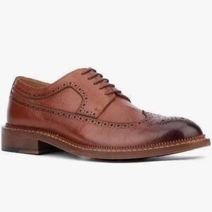 Vintage Foundry Co Classic Brown Leather Oxford Shoes Size 9